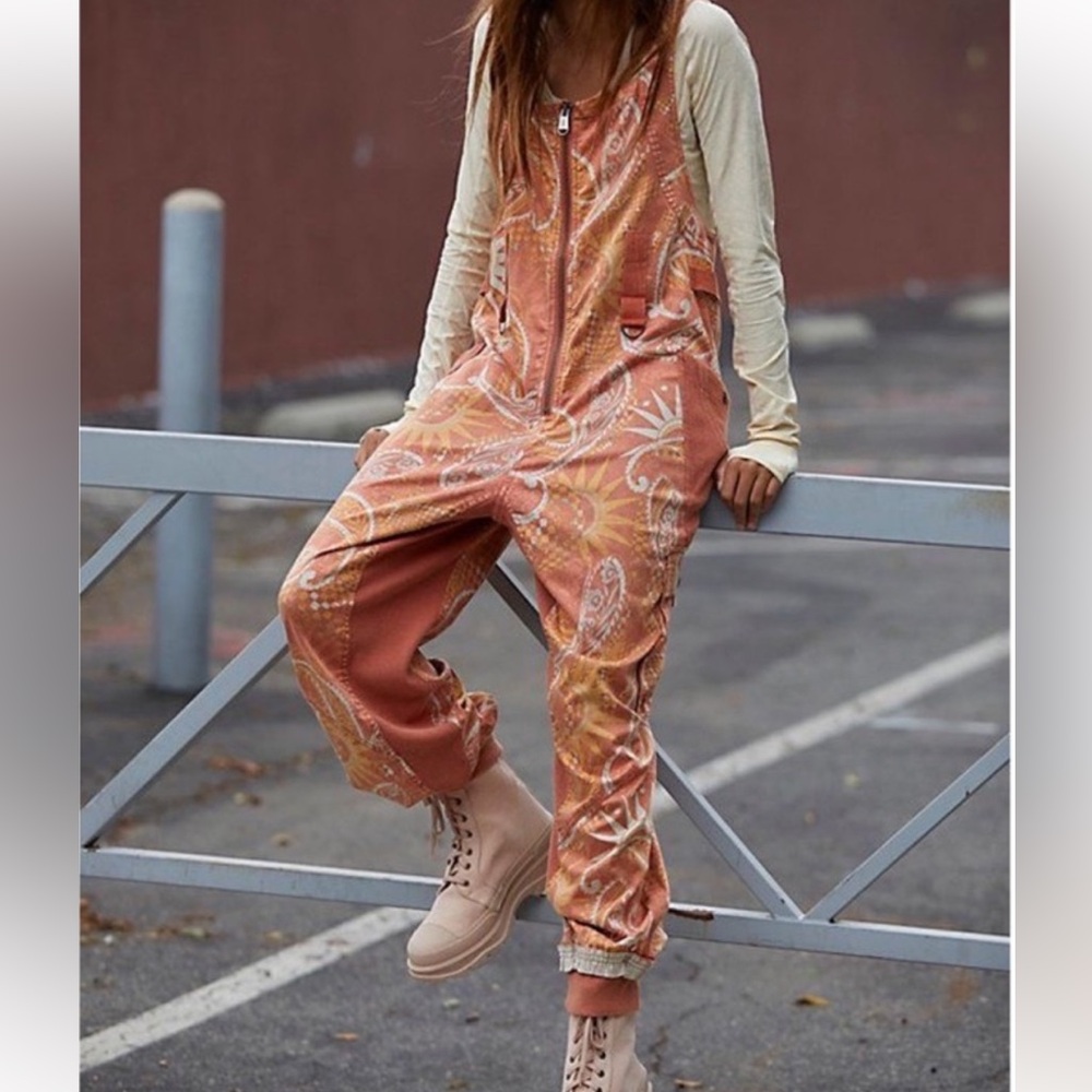 Free People Fast Track Printed Onesie